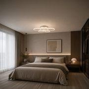 LED полилей с дистанционно управление на Betty 82W, 6 кръга, студ/гореща/неутрална светлина, нестабилен, бял