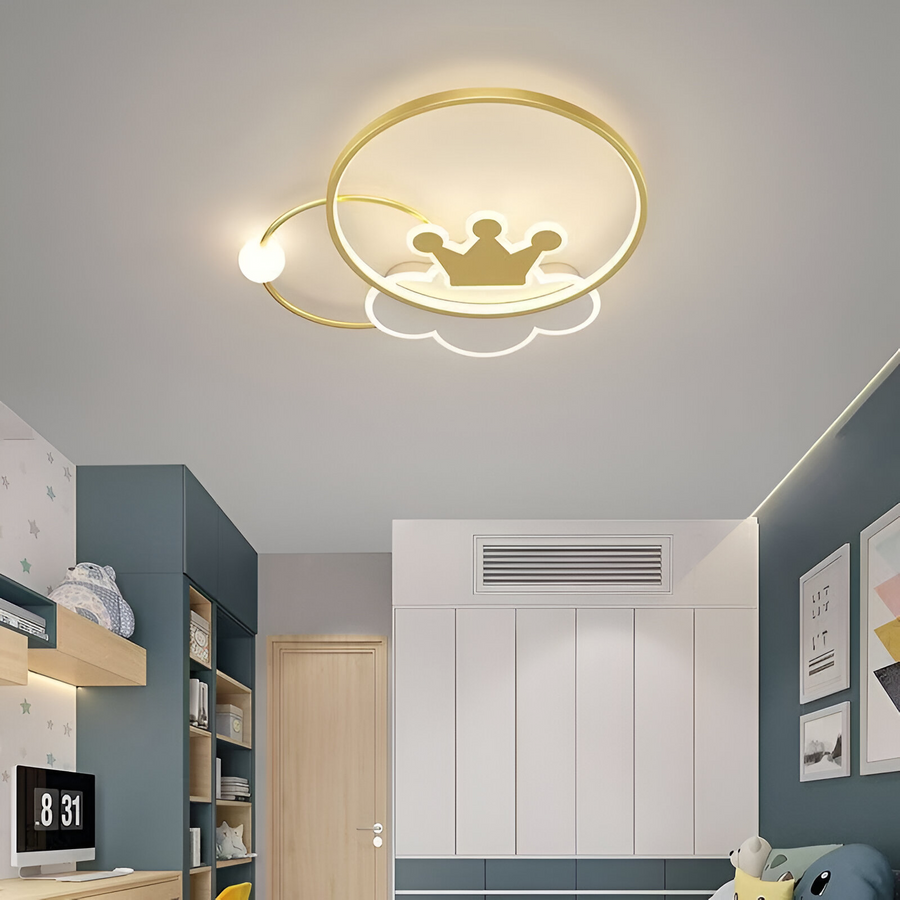 LED LED Rafael с дистанционно управление, 57W, намаляващ се, 3000k/4000k/6000k, злато