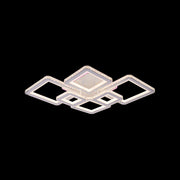 LED полилей с дистанционно управление и Quadris RGB 170W, 6 квадрата, студена/гореща/неутрална светлина, бяло, бяло