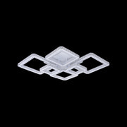 LED полилей с дистанционно управление и Quadris RGB 170W, 6 квадрата, студена/гореща/неутрална светлина, бяло, бяло