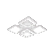LED полилей с Zoe 96W дистанционно управление, 5 квадрата, студ/гореща/неутрална светлина, нестабилна, бяла
