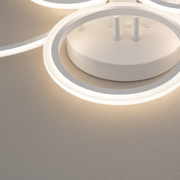 LED полилей с дистанционно управление на Betty 82W, 6 кръга, студ/гореща/неутрална светлина, нестабилен, бял