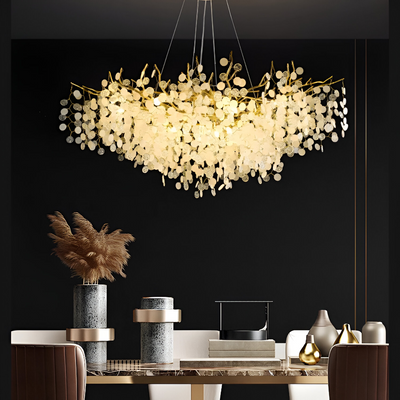 Crystal Chandelier Waltz Serenade, 12x G9, злато, 80 см, регулируема височина
