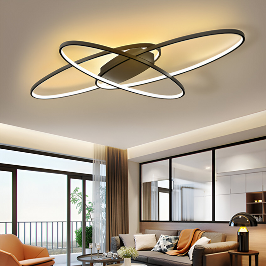 LED LED LED с дистанционно управление, 140W, студена/гореща/неутрална светлина, нестабилна, черна