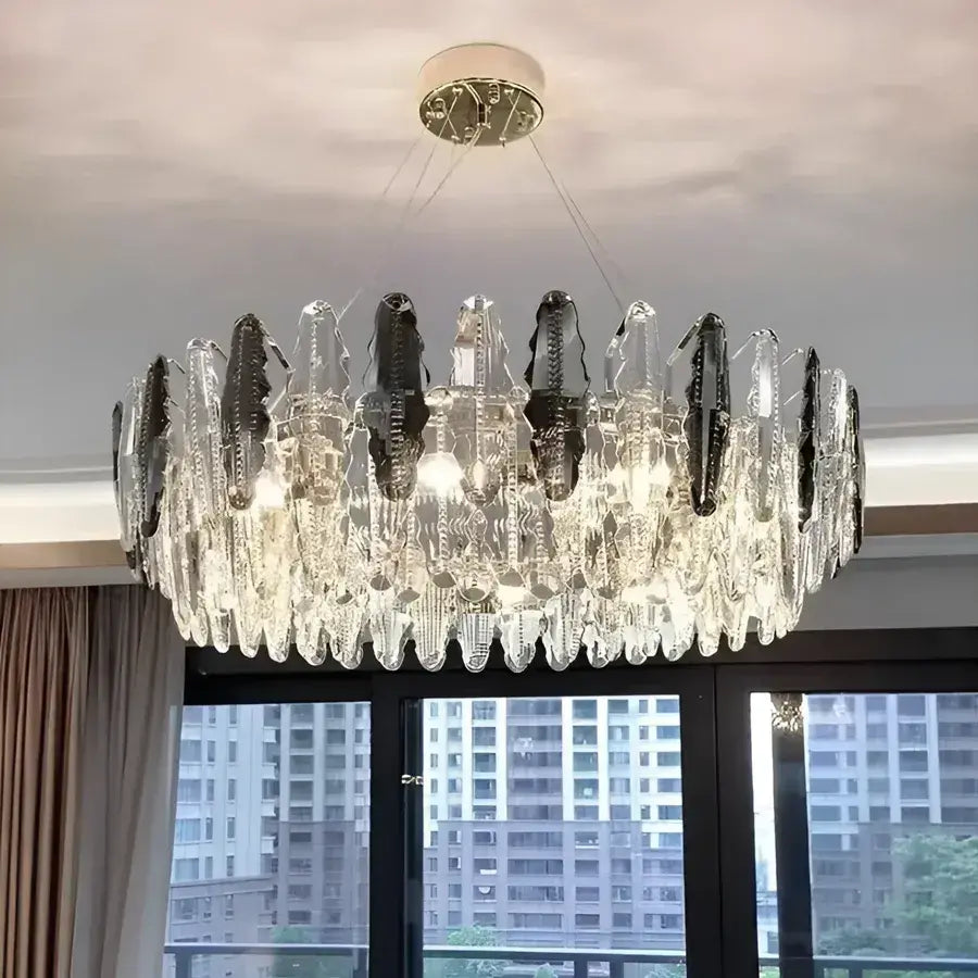 Candelabru Oliver, 8*E14, Chrome, Metal и Crystal