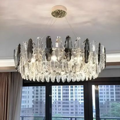 Candelabru Oliver, 8*E14, Chrome, Metal и Crystal