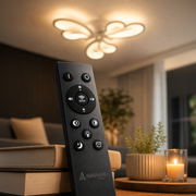 LED похот на Blossom 43W дистанционно управление, 3 венчелистчета, студ/гореща/неутрална светлина, бяло, бяло