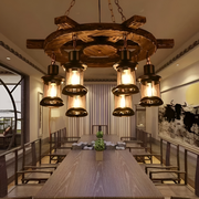 Vintage Harper Handleier, 1xe27, селски плевня, канап и метал, 150 см, черно