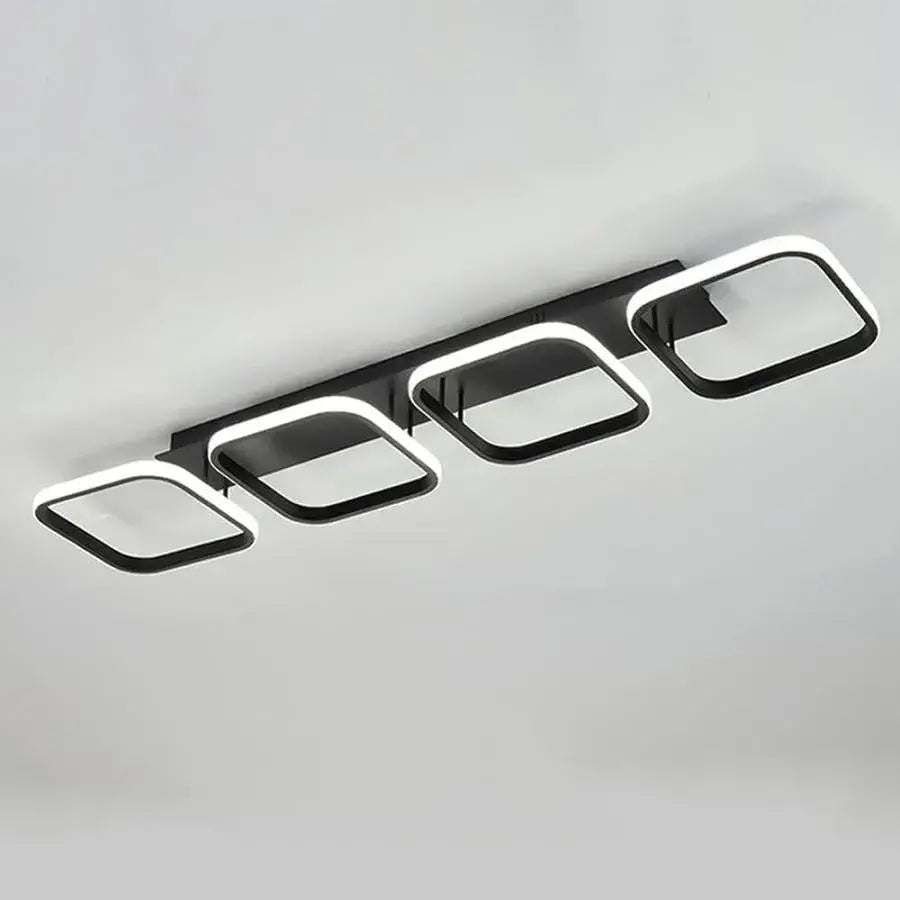 LED LED VERTEX 50W, 4 квадрата, линейни, студени/горещи/неутрални, черни