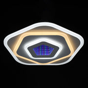 NEXA 3D LED полилей 40W, диаметър 23 см, студена/топла/неутрална светлина, бял