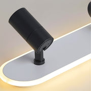 LED полилей с регулируем проектор FISSO Camilla 49W, светлина 3000/4000/6000k, черен