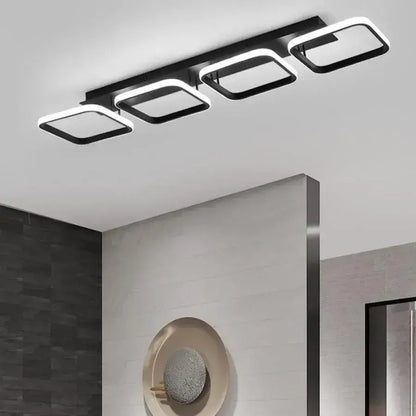 LED LED VERTEX 50W, 4 квадрата, линейни, студени/горещи/неутрални, черни