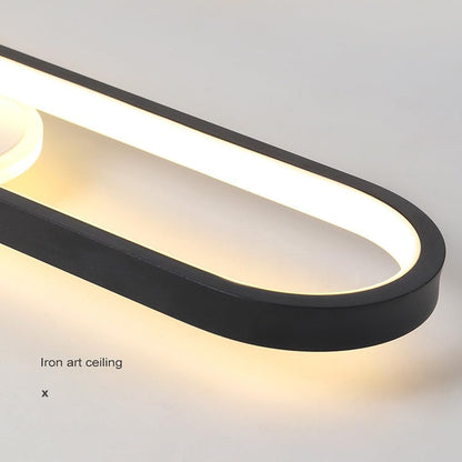 LED полилей с регулируем проектор за дизайн на Fisilla 49W, студена/гореща/неутрална светлина, черно