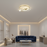 LED LED Rafael с дистанционно управление, 57W, намаляващ се, 3000k/4000k/6000k, злато