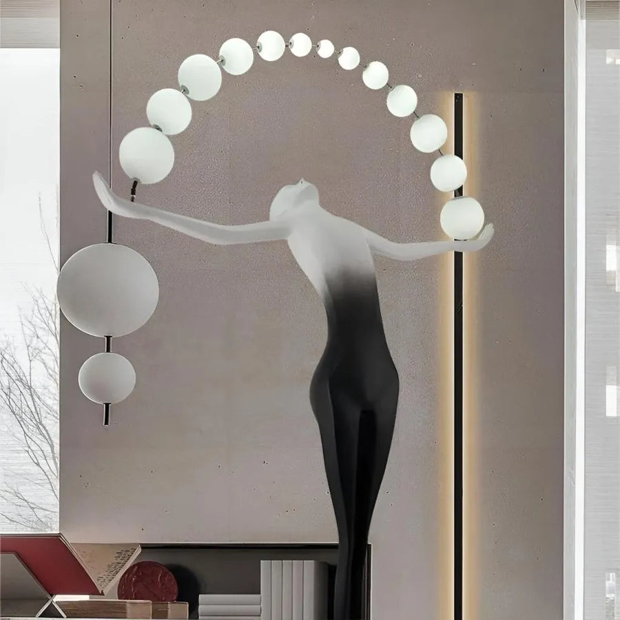 Lampaar Amato LED 24W 4000K Black Metal
