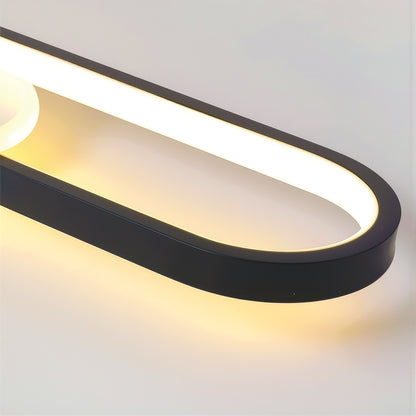 LED полилей с регулируем проектор FISSO Camilla 49W, светлина 3000/4000/6000k, черен