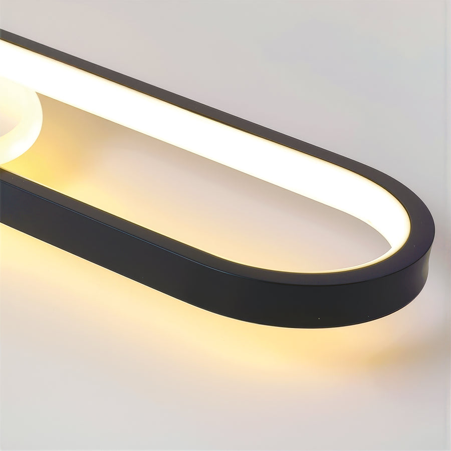 LED полилей с регулируем проектор FISSO Camilla 49W, светлина 3000/4000/6000k, черен