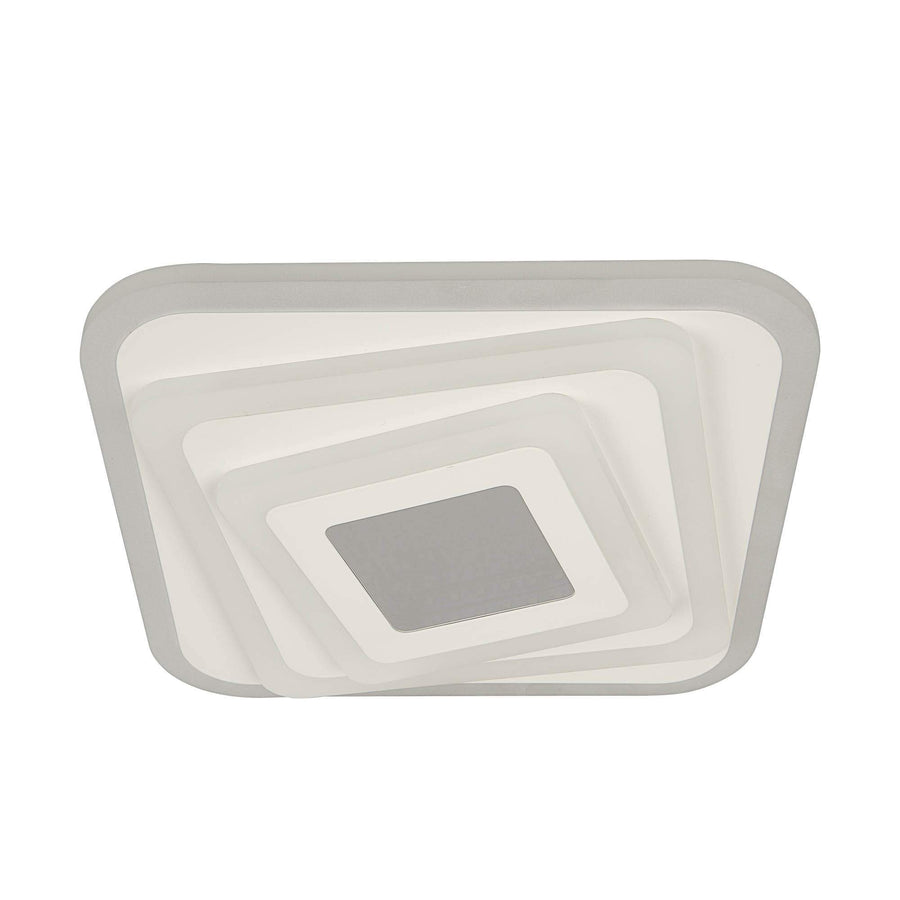 LED LED LED 3D 45W, квадратна, студена/гореща/неутрална светлина, бяла