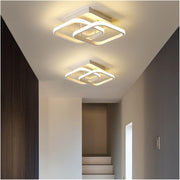 VERTEX Matrix LED полилей, припокриващи се диаманти, метални рамки, 11 W, 2 диаманта, студена/топла/неутрална светлина 3000K/4000K/6000K, бял