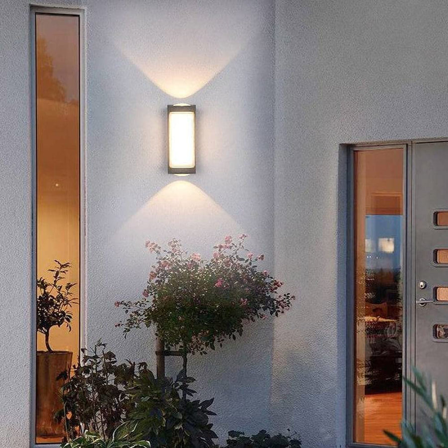 Fantasis Прилагайте външен и интериорен светодиод, 2 източника x 1W, IP65, Metallic, Black, 3000K