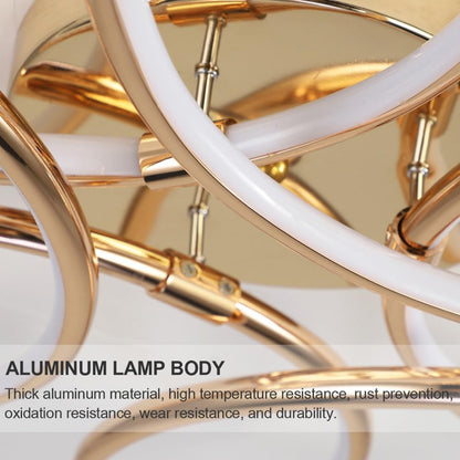 LED полилей с дистанционно управление LT771/500GD, 25W, топла/студена/неутрална светлина 3000K/4000K/6000K, димируем, злато, метал и силикон