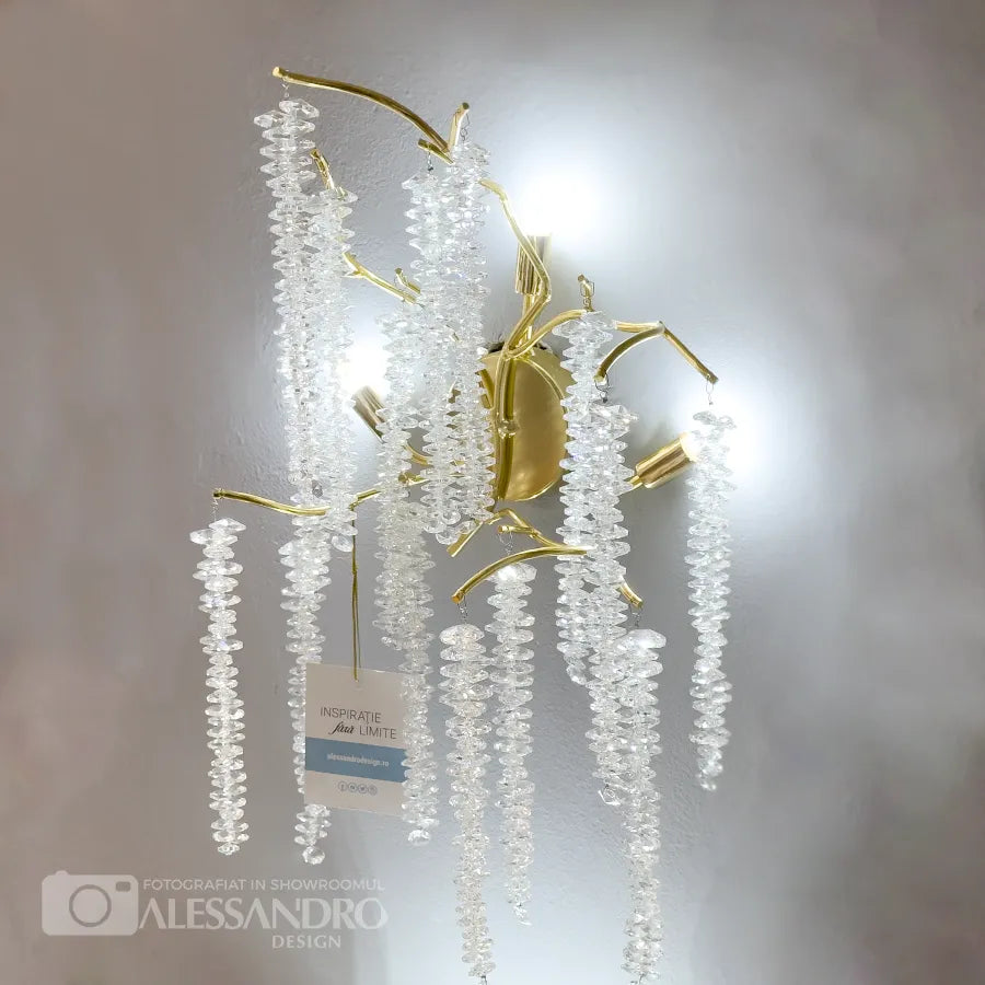 Нанесете Cristal Chandler 3x G9 Gold