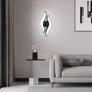 Външна и вътрешна LED стенна лампа, 4 източника x 1W, IP65, ABS, черна, 3000K