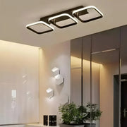 LED LED VERTEX GRID PARALAL, 32W, 3 квадрата Студена/гореща/неутрална светлина, черна