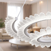 LED полилей с дистанционно управление LT188WH, кристал и метал, 40 W, димиране, регулируема височина, студена/топла/неутрална светлина, луксозно осветление LED полилеи с дистанционно управление Заглавие по подразбиране Alessandro Design