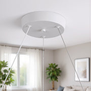 LED полилей с дистанционно управление LT188WH, кристал и метал, 40 W, димиране, регулируема височина, студена/топла/неутрална светлина, луксозно осветление LED полилеи с дистанционно управление Заглавие по подразбиране Alessandro Design