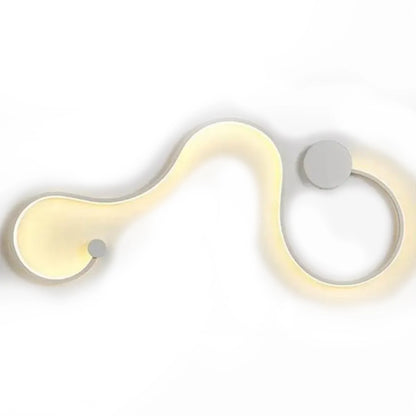 Нанесете LED Дебора 38W Декоративна светлина/горещ/неутрален метал и бял силикон