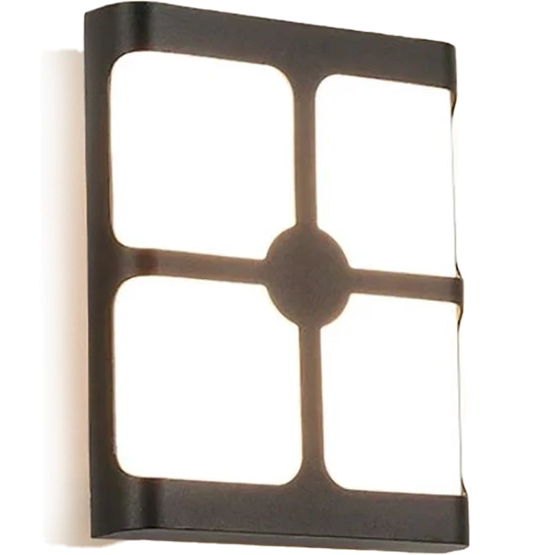 Външна LED лампа Timeea, 18W, черна, 3000K