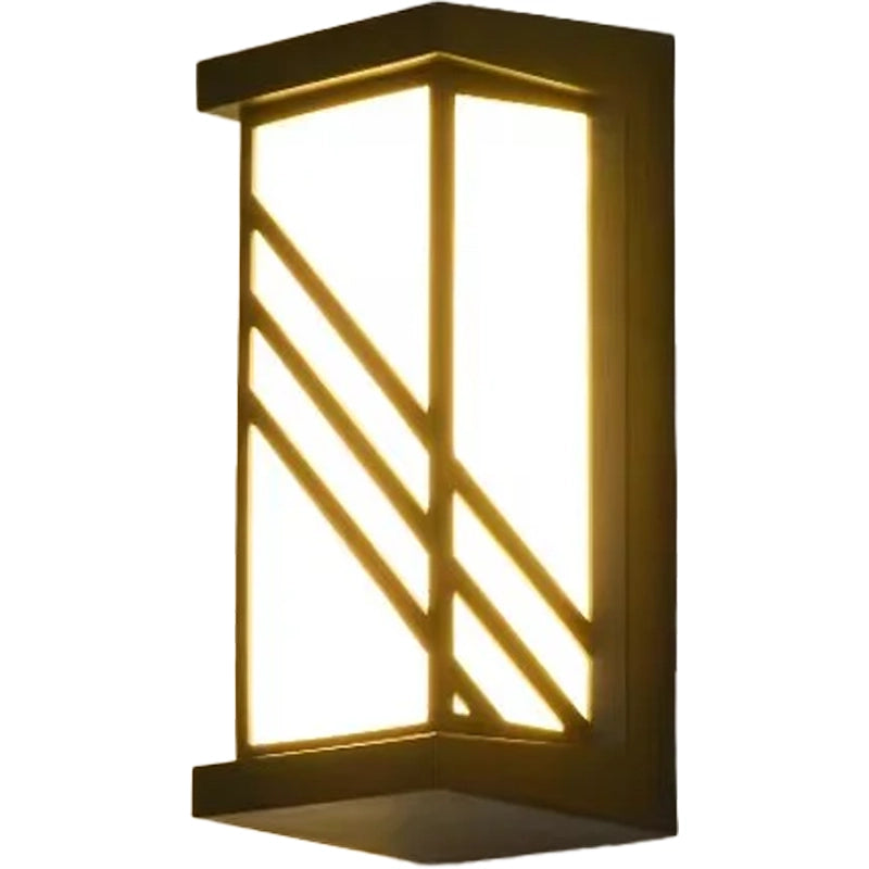 Външна LED стенна лампа AX140BK 20W Бяла Черна