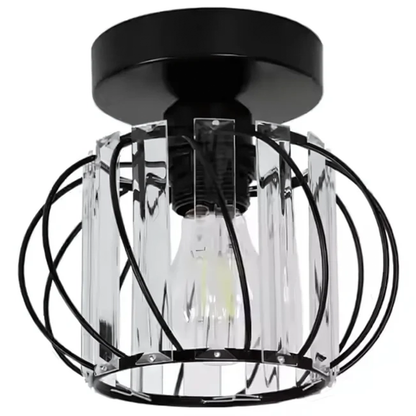 Monica Lust, 1 x E27, черен, метал / стъкло
