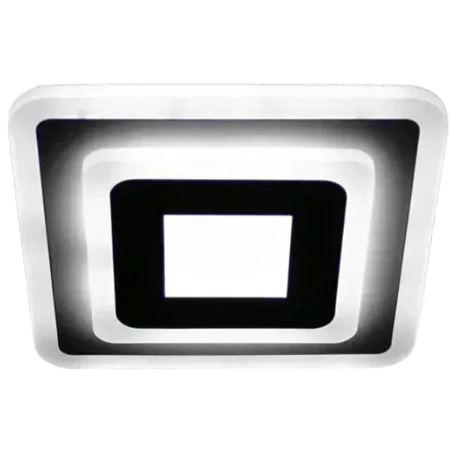 Mornika 14W LED LED, диаметър 25 см, квадрат, неутрална светлина, бяло