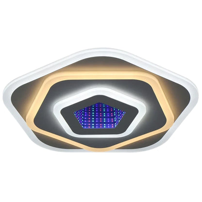 NEXA 3D LED полилей 39W, диаметър 23 см, студена/топла/неутрална светлина, бял