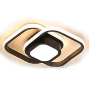 DUOFORM LED полилей, 21W, 3 квадрата, студена/топла/неутрална светлина, черен