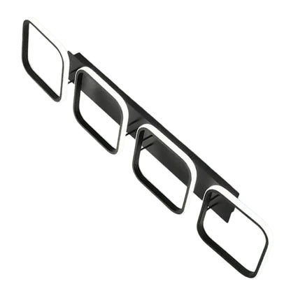 LED полилей VERTEX 45W, 4 квадрата, линеен, студена/топла/неутрална светлина, черен