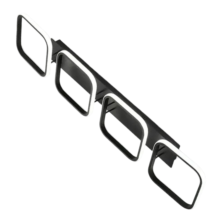 LED полилей VERTEX 45W, 4 квадрата, линеен, студена/топла/неутрална светлина, черен