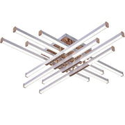 LED полилей с дистанционно управление LT178/6WH, 84W, 6 елемента, студена/топла/неутрална светлина, димируем, бял