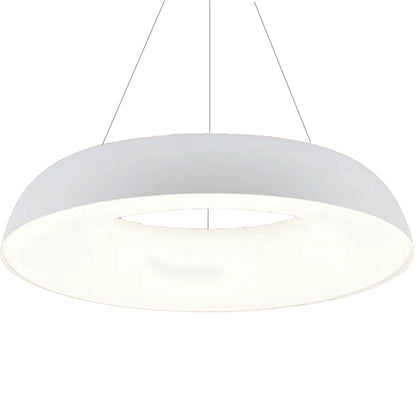 Окачен LED полилей с дистанционно CHIARA, 73W, Студена/Топла/Неутрална светлина, Димируем, Бял