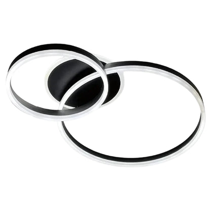 LED полилей с дистанционно RINOVA 66W, 2 Кръга, Студена/Топла/Неутрална светлина, Димируем, Черен