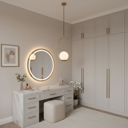 Loft Loft Gallery Modern, 1x E27, златисто бяло, метал, регулируема височина