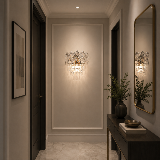 Нанесете Cristal Windsor, 2x E14, лъскав хром