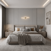 LED декоративна стенна лампа FYAN, 48 W, 59x14 см, топла / неутрална / студена светлина, злато, метал и акрил