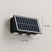 Нанесете LED външен LED Solaris, 6 източника на светлина, топла, черна светлина
