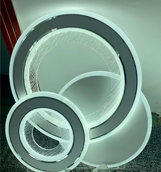 LED LED Nyxora Circo, 36W, 3 кръга, студена/гореща/неутрална светлина, бяла