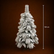 Decorațiune Brad Artificial UPERNAVIK, 180 cm, 550 vârfuri, Suport Metalic, Plastic, Verde