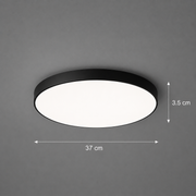 SOLIS LED плафон 37cm 33W Cold Light Черен