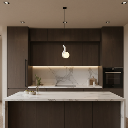 Aplica LED Decorativa MANOS, 13x120cm, 1xE27, Sticla si Resina, Alb